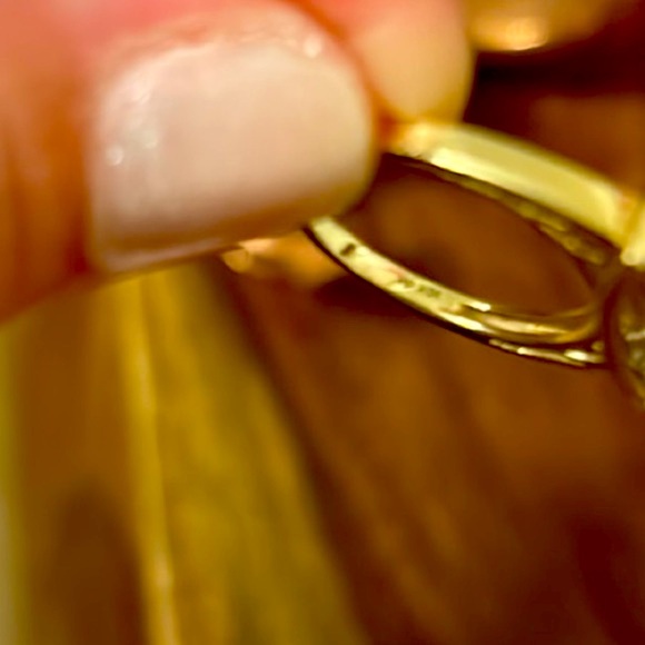 Baguette Diamond Ring Heavy solid real Gold - Picture 15 of 16